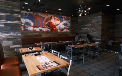 inside view of tamashi ramen's restaurant on 43rd st