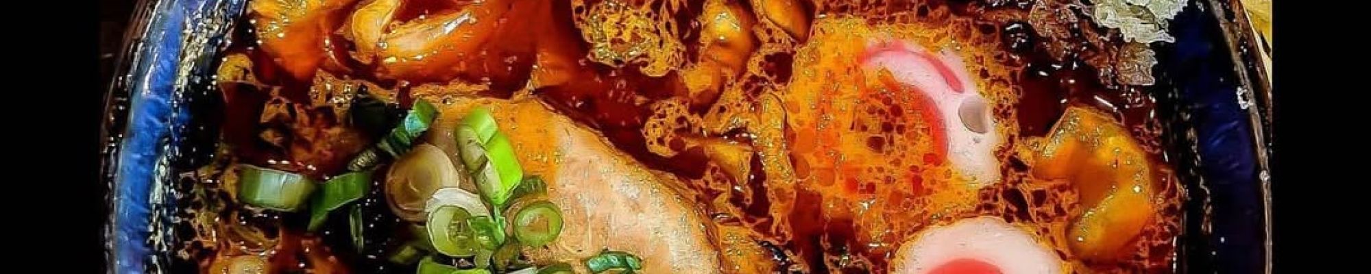 ramen bowl filled with curry tsukemen