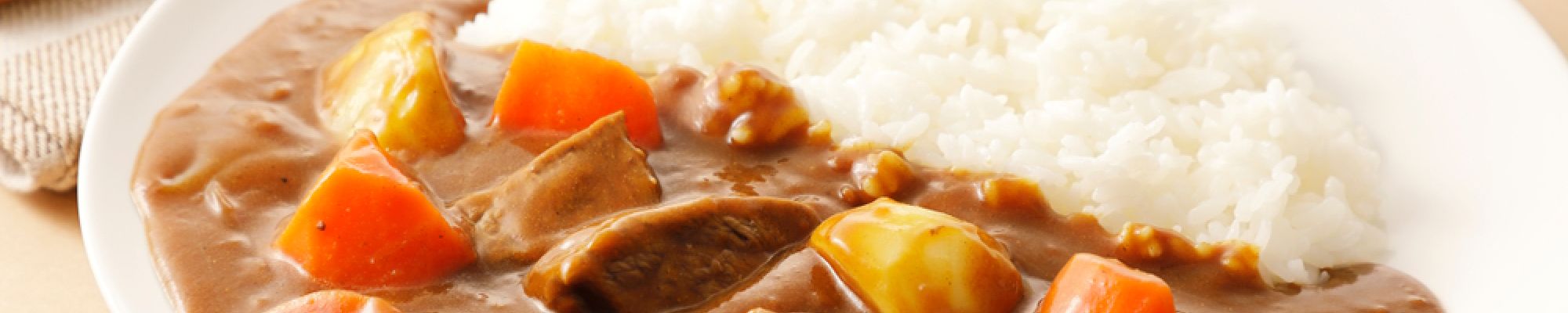 A plate of Japanese curry and rice
